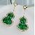 盛唐牡丹|丰收·万福 G18K翡翠沙弗来贝母耳环IDF11203243 [福利品 .不支持货款储值提货] 商品图0