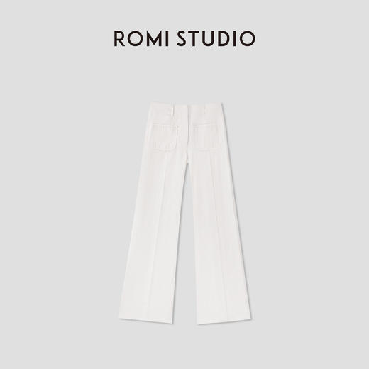 ROMI STUDIO“轻盈之感”亚麻棉混纺轻薄干爽修身长裤 RWCSXD2803 商品图2