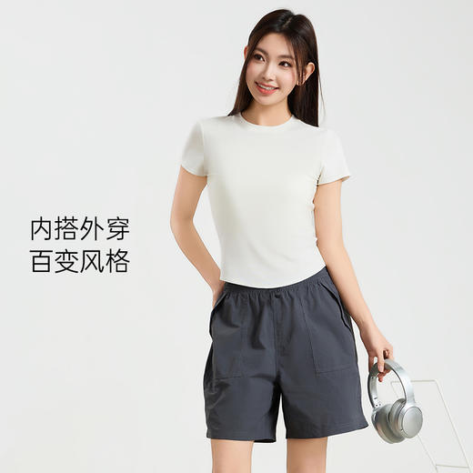 I'd爱帝假两件拼色裙裤夏季户外休闲登山短裙防晒防走光工装裙裤 商品图9