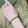 碧血丹心南红玛瑙和田玉碧玉精品手串8mm 商品缩略图1