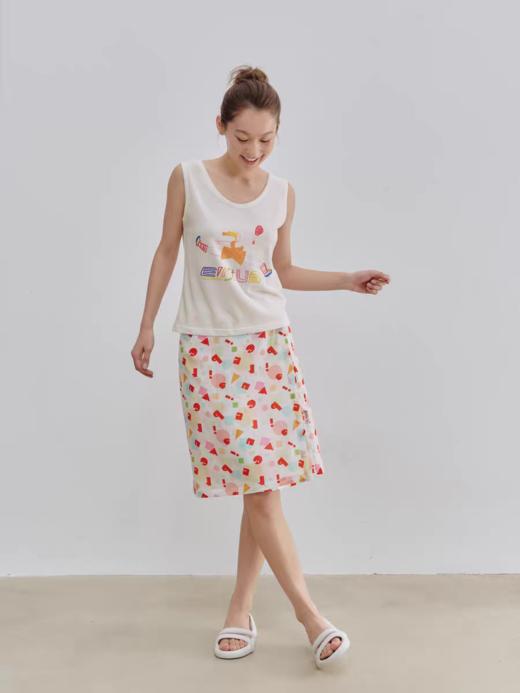 Evistub女装/E-5XDK473/夏日彩绘印花半裙女夏季 商品图2