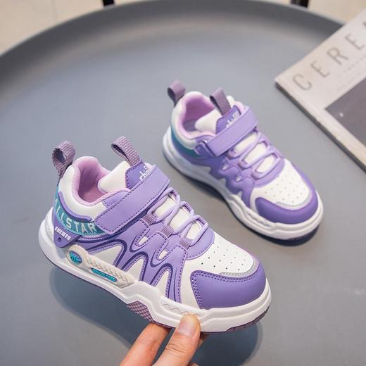 【防滑耐磨鞋底，多色选择个性】中小学生新款运动鞋 简约时尚校园个性儿童板鞋 软底耐磨防滑爆款潮-QQ 商品图3