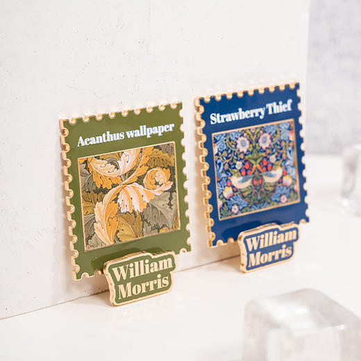 物兮物工艺美术系列草莓小偷&茛苕金属立牌冰箱贴 商品图2