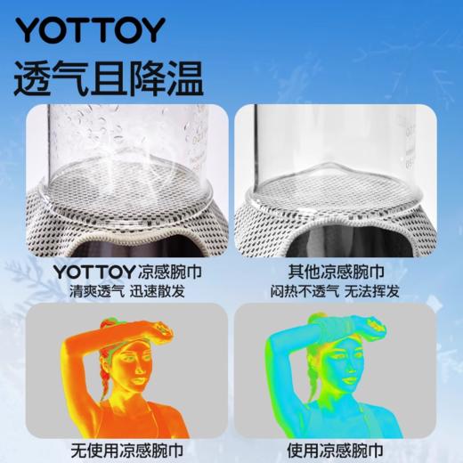 汗巾【YOTTOY】运动擦汗手腕巾护腕夏季冷感吸汗速干跑步骑行健身女士专用擦汗巾 商品图1