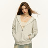 Ariseism 美式复古连帽拉链卫衣外套女2025春秋新款宽松开衫上衣 商品缩略图3