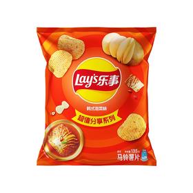 乐事135g韩式泡菜味薯片