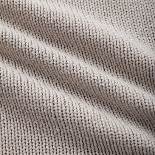 ROMI STUDIO“知识分子”丝光棉卷边一字领短袖针织衫 RWCSSG2671 商品图4