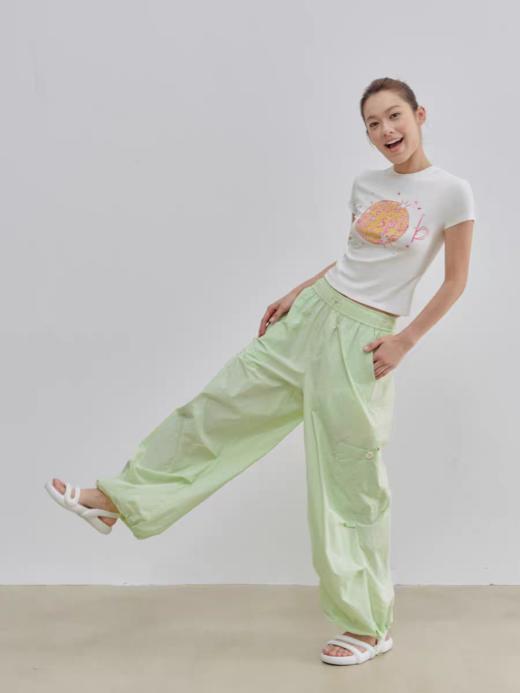 Evistub女装/E-5XDX788/精梳棉彩绘印花短袖女夏 商品图3