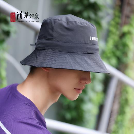 清华文创1911黑色可收纳渔夫帽 商品图3