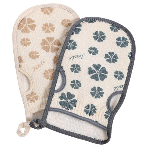 【批发】美丽雅印花双面沐浴手套 商品图3