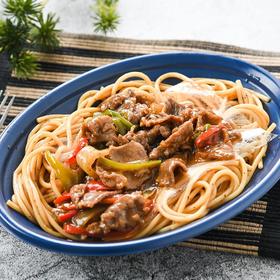 黑椒牛肉意面 加热即食 370g/份