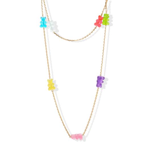 订购4周到｜CRYSTAL HAZE-Nostalgia Bear-多色小熊 项链［挪威设计师］ 商品图0