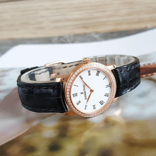 【95新】Audemars Piguet 爱彼千禧系列77218OR.ZZ.A001CR.01手动机械机芯25.5MM（女款）270625NJS05 商品图4