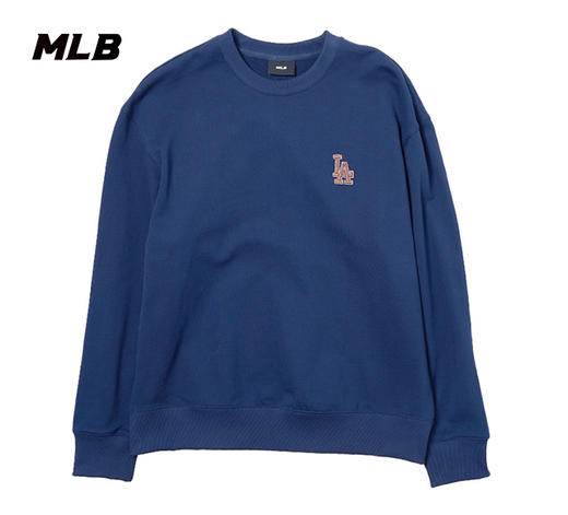 【S/M断码服】【微瑕，如无货做退款处理】MLB男女情侣老花大logo圆领套头卫衣24秋季新款3AMTM0444 商品图0