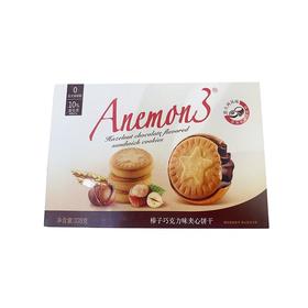 Anemon3 328g榛子巧克力味夹心饼干