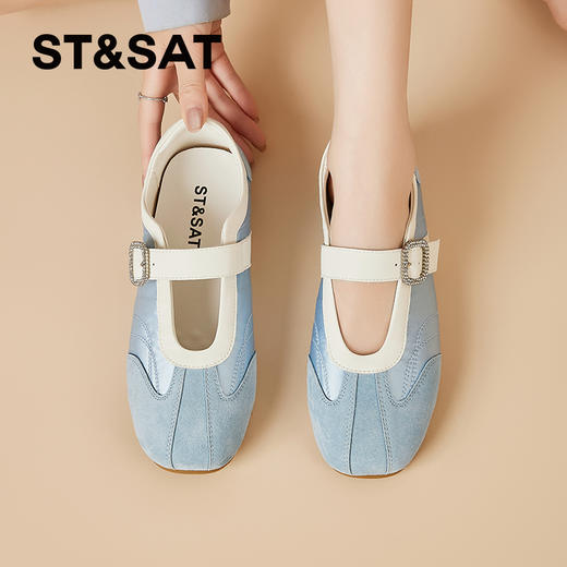 星期六时尚芭蕾舒适软底运动玛丽珍SSD3112EYQ 商品图2