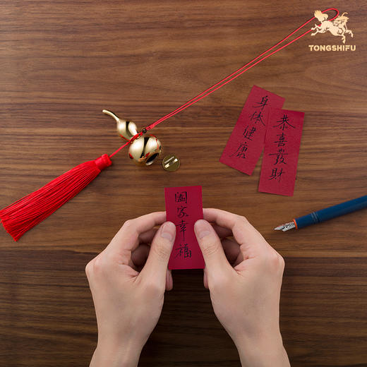 铜师傅 铜摆件《好运铜葫芦》办公室桌面 装饰挂件 生活美学饰品 商品图3