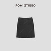 ROMI STUDIO 100%法国进口弹力绵羊皮A字短款皮半裙 RWBWWT1482 商品缩略图0