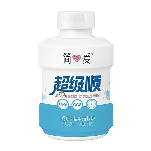 简爱超级顺LGG益生菌风味发酵乳 330g/桶 商品图0