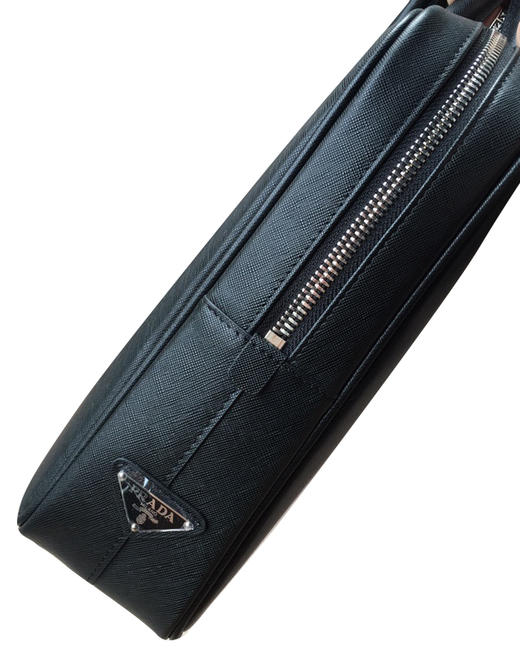 中性款十字纹牛皮公文包he020 商品图1