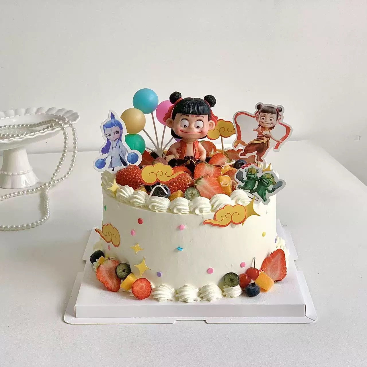 动物奶油 | 哪吒主题卡通鲜果蛋糕