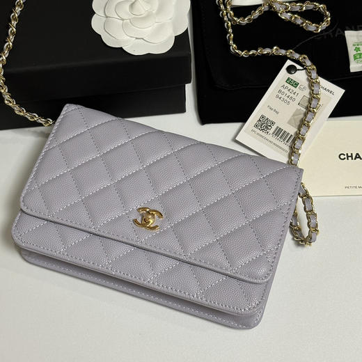 香奈儿Woc链条包（双C纽扣款）香芋紫 商品图1