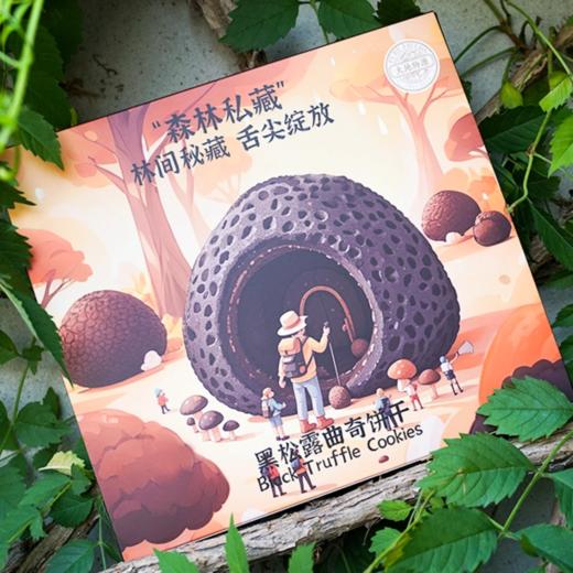 菜头商城 黑松露曲奇饼干 净含量128克，8克*16袋 商品图4