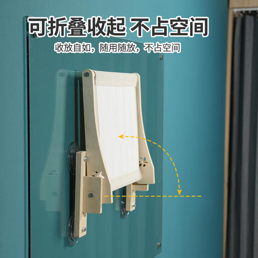 宠物用品-窗边悬挂猫爬架家居阳台窗户猫咪吊床木制床边挂窝 商品图4