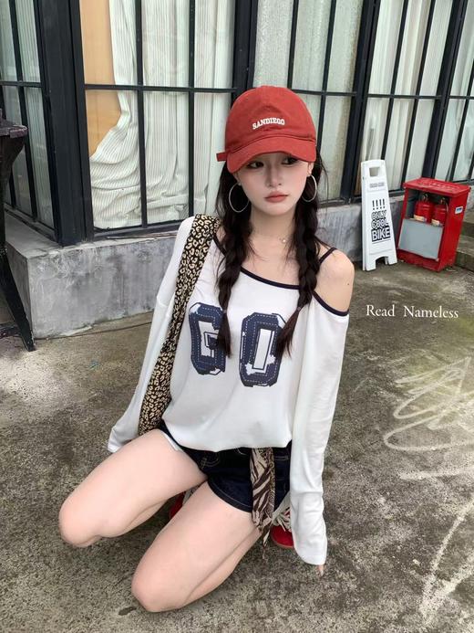 Read Nameless/超薄软天丝羊毛露肩T 2025/7/10 商品图2