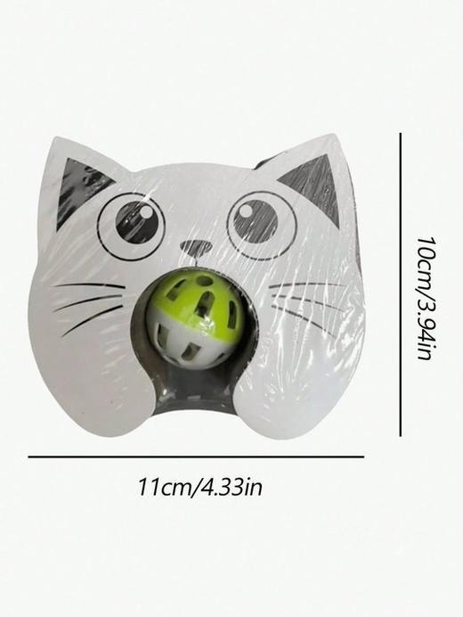 【玩法多样，猫咪乐享】热卖风琴猫抓板 猫咪玩具带铃铛 猫磨爪猫爬架 瓦楞纸磁吸带包装-QQ 商品图5