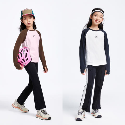 女童圆领长袖针织衫秋季新款安奈儿童装EG531610 商品图3