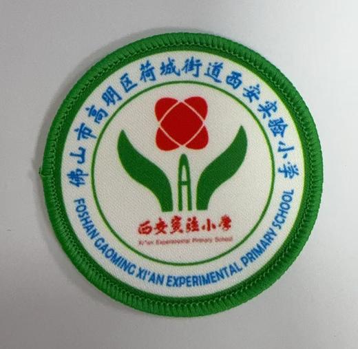 通版佛山市高明区荷城街道西安实验小学包边校徽服可缝烫现货发51 商品图0