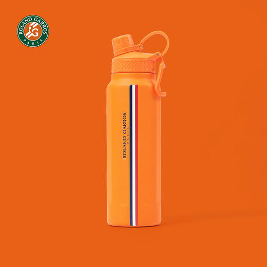 罗兰加洛斯法网周边保温杯网球运动1000毫升大容量水壶便携式男女水杯 商品图1
