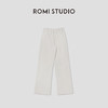 ROMI STUDIO“舒适夏日”醋酸凉感轻薄松紧腰直筒休闲裤 RWCSXM2985 商品缩略图1