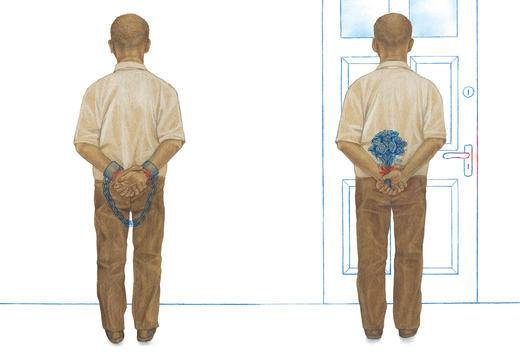 《寓言》 伊娃娜/著  6—12岁    看图说话 看图写作 战争 和平 亲子共读 分级阅读 形状游戏 想象力开发 国安奖 国际安徒生奖 大奖图画书  魔法象  童书  绘本  广西师范大学出版社 商品图4