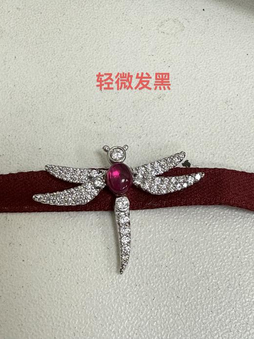 3606633299049 apm MONACO APM S925银镶晶钻红色蜻蜓缎带项圈手链 女神礼物AC3838RXKR 商品图4