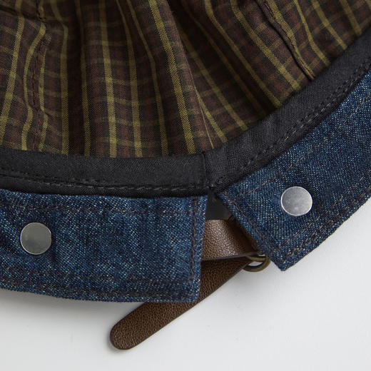 ROMI STUDIO“经典复古”短檐遮阳复古做旧牛仔八角帽 RWCAP34942 商品图4