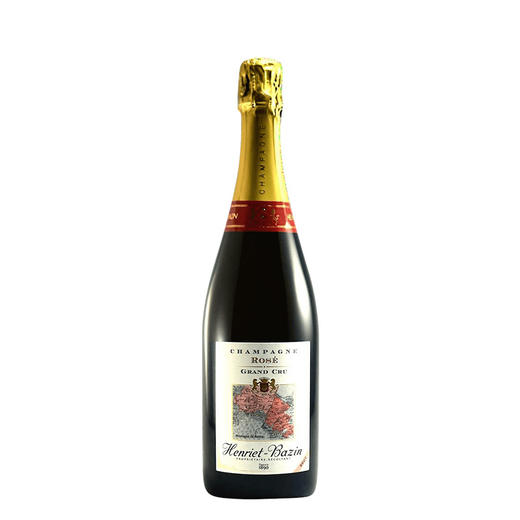 NV Champagne Henriet Bazin Brut Rose Grand Cru 亨利·巴赞特级园极干型桃红香槟 NV 商品图1