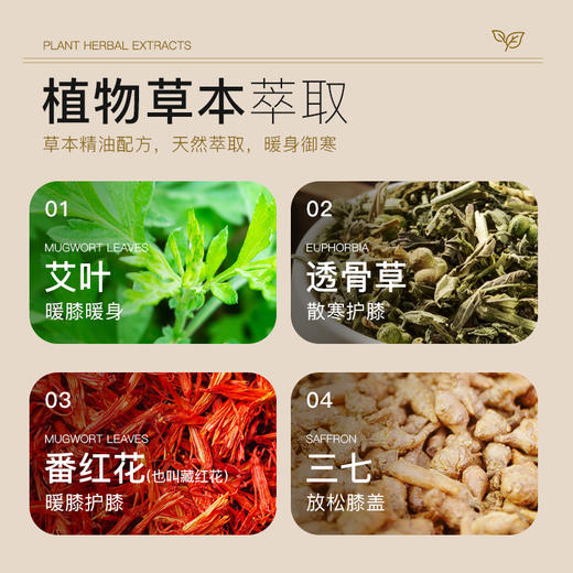 卡莎灡氨糖软骨素艾油热敷护膝宝，温和加热。 商品图3