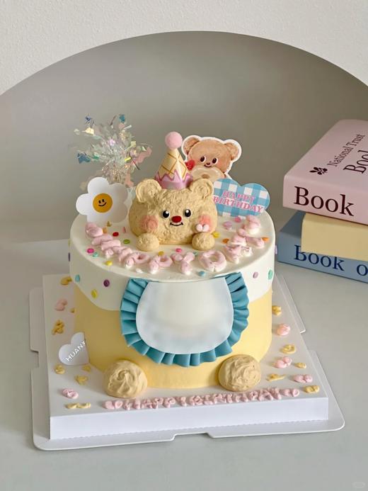 网红ins黄油熊卡通蛋糕-低糖处理无添加 商品图0