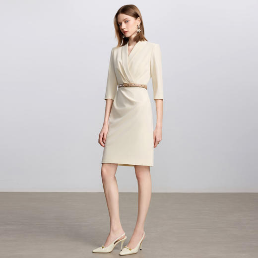 IWY/气质英伦风西装连衣裙女时尚通勤设计感职业裙收腰显瘦正装Q1358 商品图2