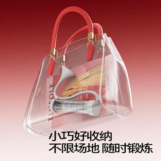 SMOOKY 成人阻力呼吸哑铃 肺活量辅助训练器 中青年耐力锻炼 可调节负重 居家办公两用 小巧便携 商品图6