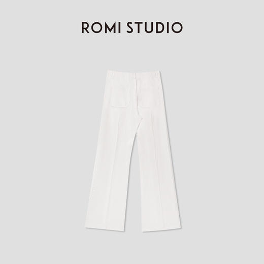 ROMI STUDIO“轻盈之感”亚麻棉混纺轻薄干爽修身长裤 RWCSXD2803 商品图1