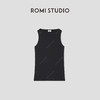 ROMI STUDIO“简约优雅”轻盈柔软一字领高弹力罗纹背心 RWCSSH2371 商品缩略图0