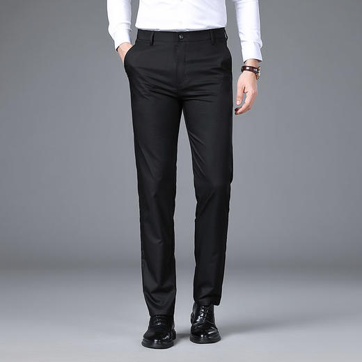 【吸湿透气】罗蒙春夏男休闲西裤舒适百搭直筒长裤时尚通勤男裤 商品图3