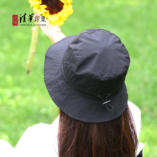 清华文创1911黑色可收纳渔夫帽 商品图7