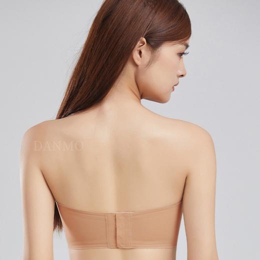 「DANMO粉底液抹胸bra」性感无肩带&隐形肌底衣 透气无感超薄不闷热 防滑胶条360%贴肤防滑 隐形特调肤穿白T也不透 商品图3