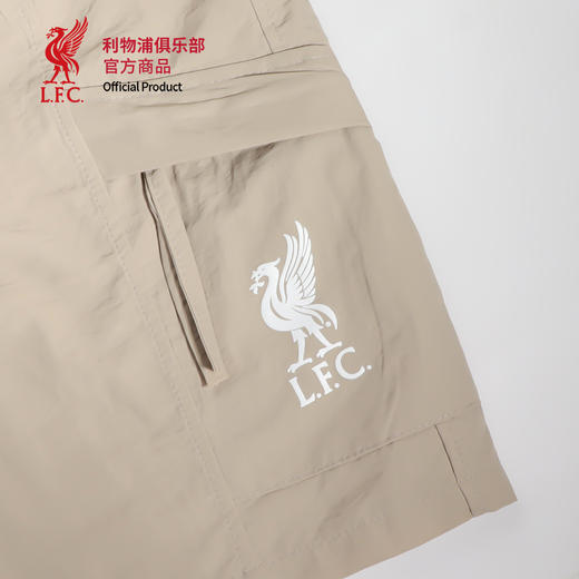 【官方正版】利物浦俱乐部 | 米色工装短裤夏季运动休闲系带松紧腰 商品图4
