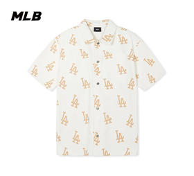 【XS/S断码服】【微瑕，如无货做退款处理】MLB新款24年春夏满印老花衬衫3ADRB0243