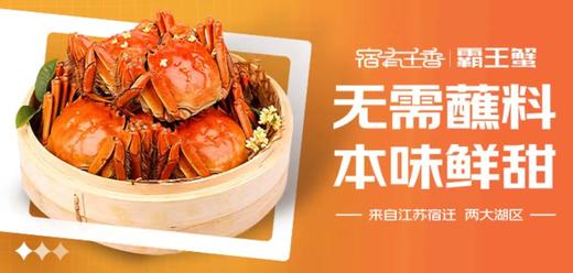 【中秋节】霸王蟹 湖鲜活蟹 精品洪泽湖大闸蟹 蟹卡 商品图5